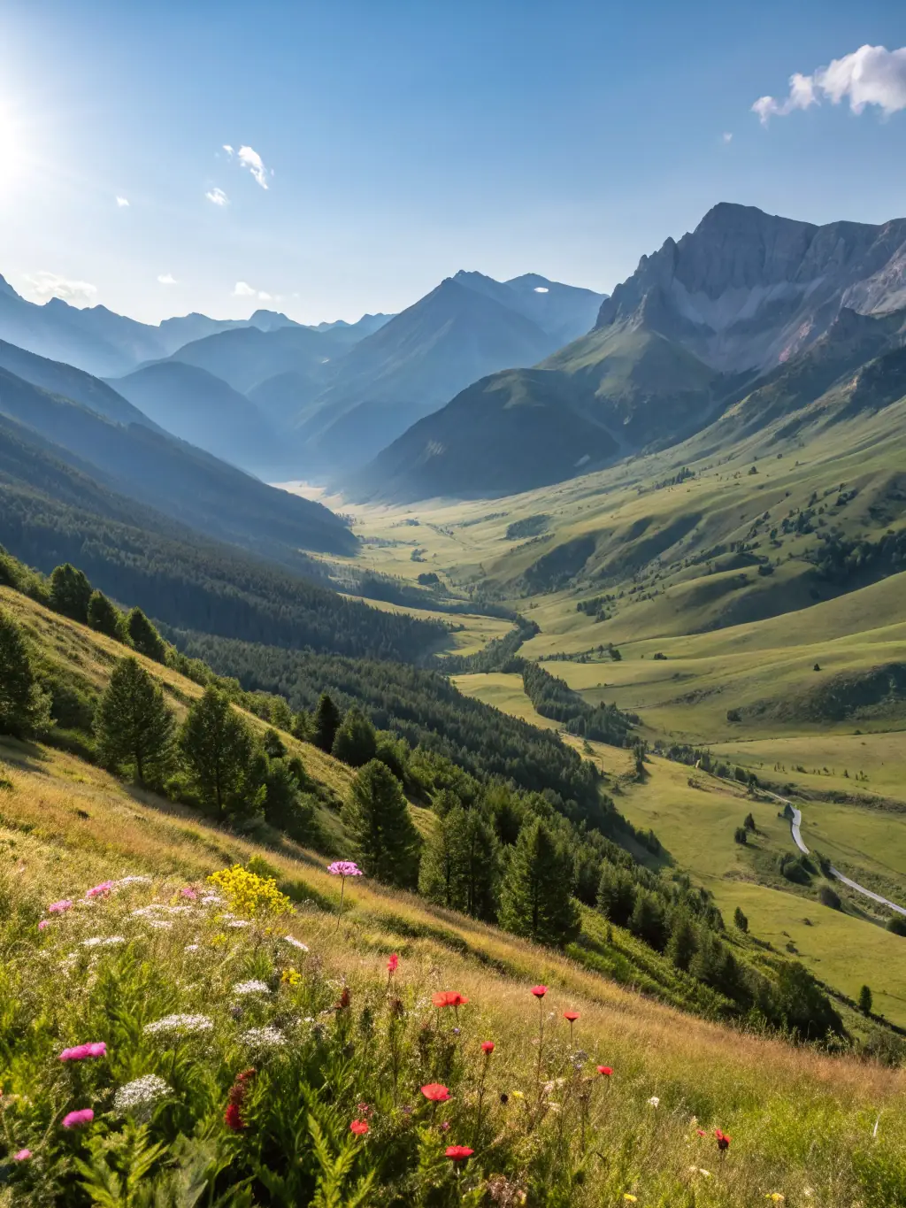 A scenic image of the Lévézou landscape, highlighting the natural beauty and diverse wildlife that members of ACPR DU LEVEZOU help to protect through their conservation efforts.